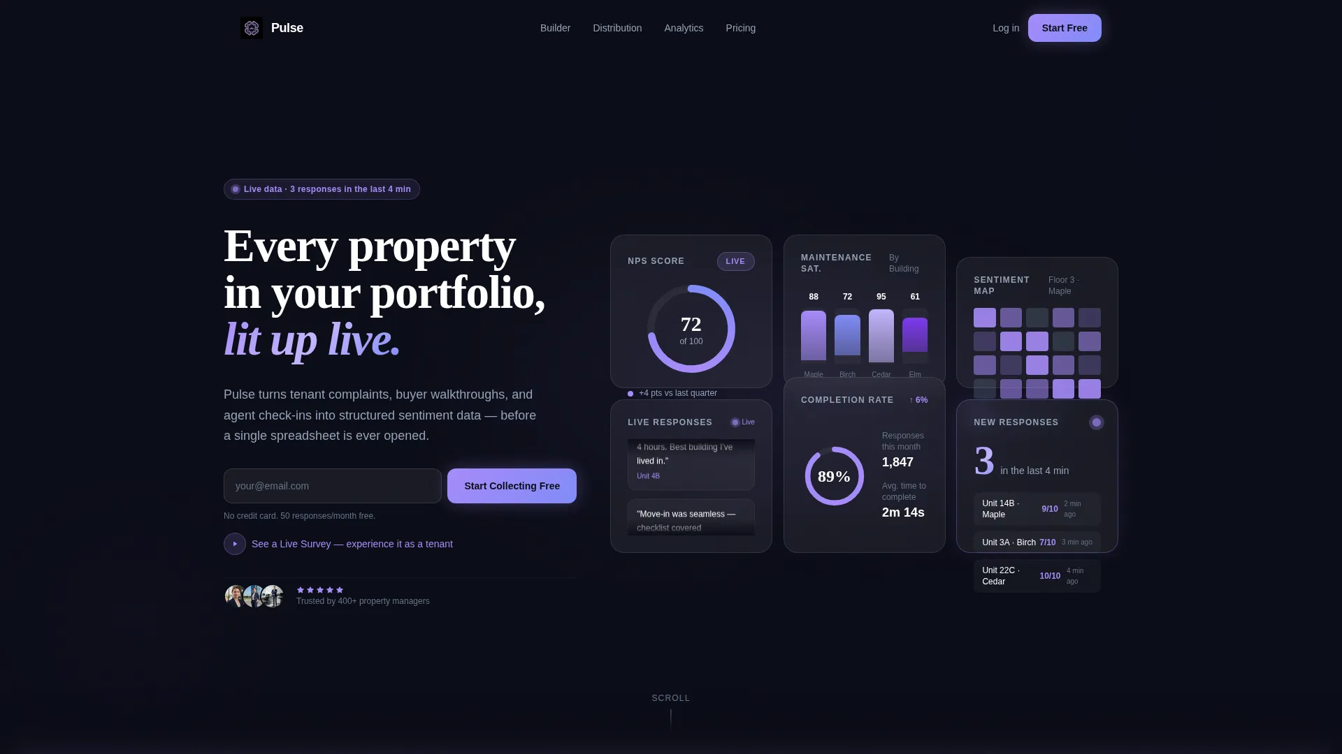 Real Estate Survey & Feedback Landing Page Template