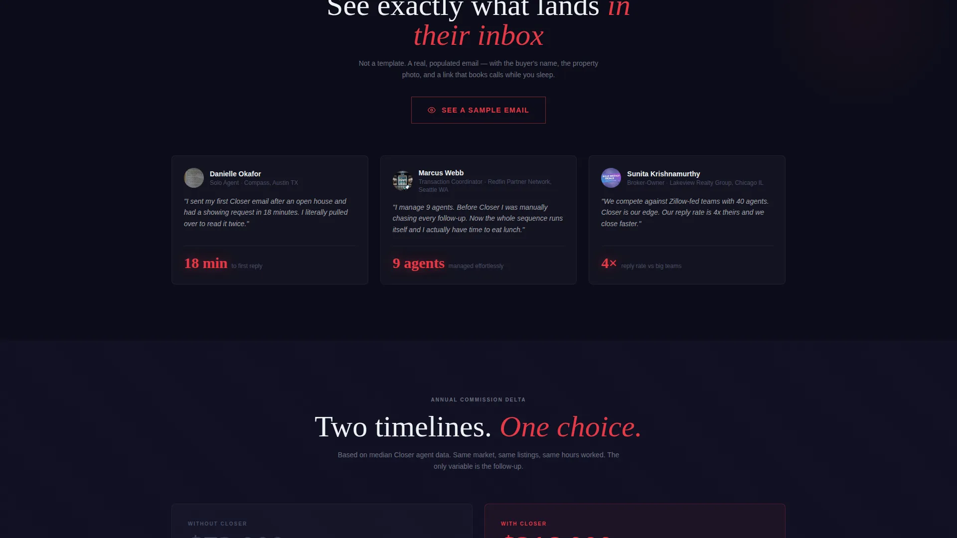 Strategic Follow Up Landing Page Template