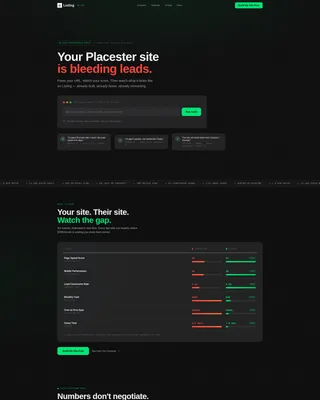 Results-Focused Agency Landing Page Template