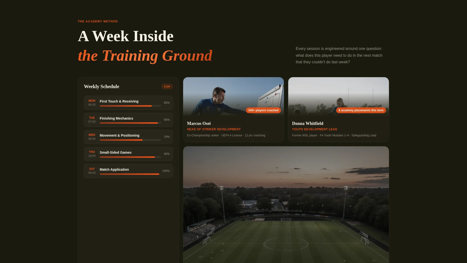 Advanced Sports Academy & Coaching Professional Website Template