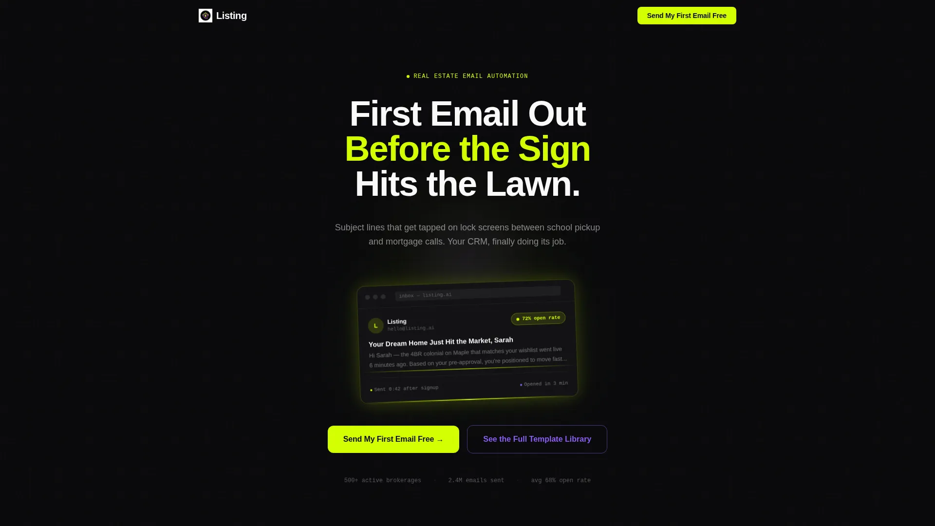 Highimpact Realestate Landing Page Template