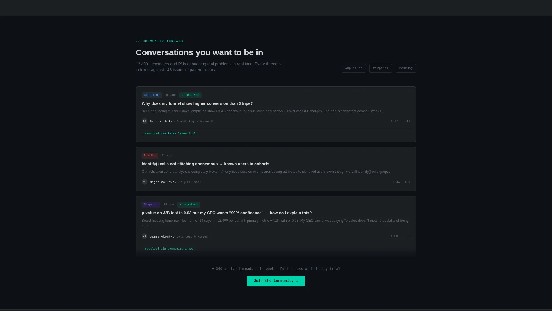 Real-Time Analytics Newsletter Landing Page Template