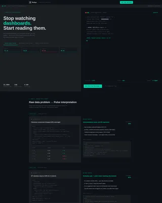 Real-Time Analytics Newsletter Landing Page Template
