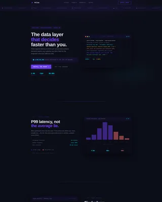 Instant Performance Analytics Landing Page Template