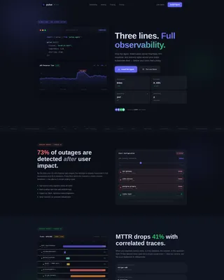 Premium Performance Landing Page Template