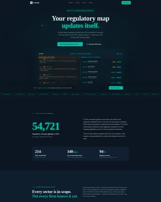 Expert RegTech Startup Privacy Policy & Terms Website Template