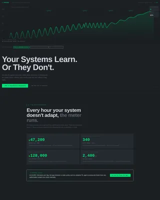 Reinforcement Learning Consulting Landing Page