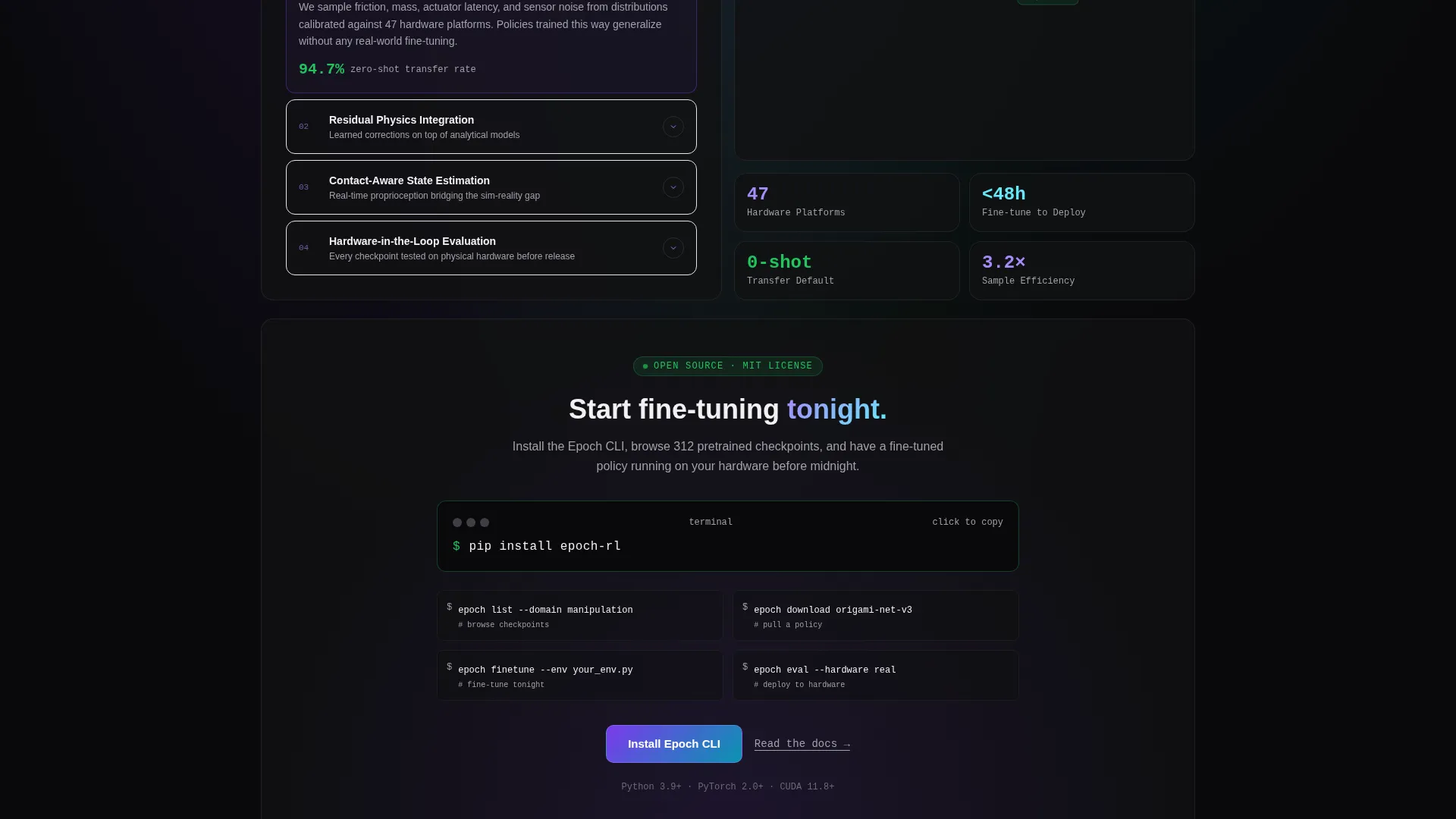 Reinforcement Learning Research Lab Landing Page