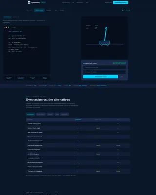 ML Training Platform Landing Page Template