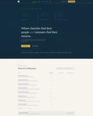 Ministry Job Board Landing Page Template