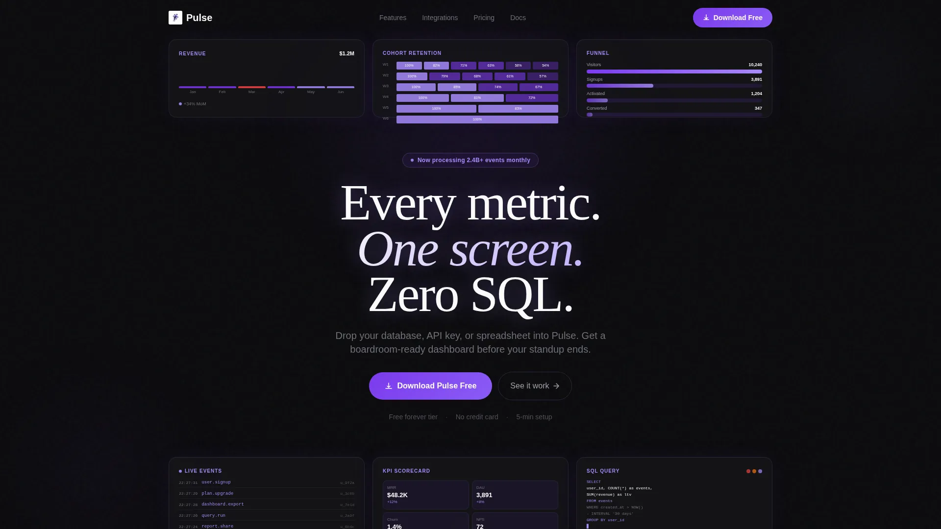 Micro-SaaS & Developer Tools Professional Website Template