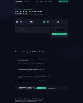 High Signal Research | Free Website Template | Rocket