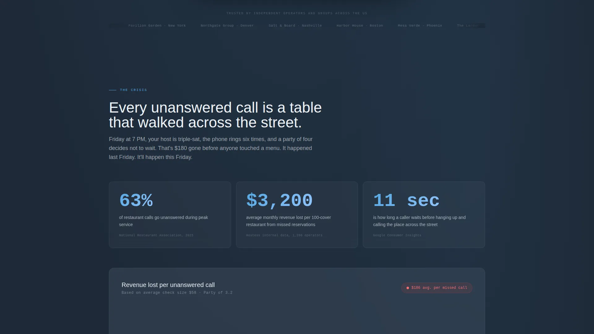 Restaurant AI Voice Assistant Landing Page Template