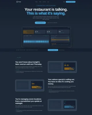 Gourmet Cuisine Landing Page Template