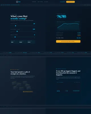 Restaurant Fleet Management Landing Page Template
