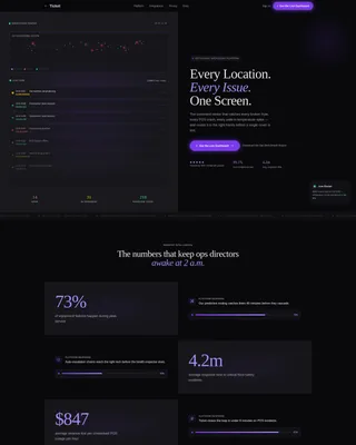 Elite Restaurant Landing Page Template