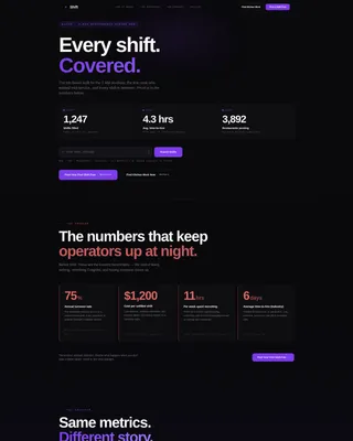 Restaurant Job Board Landing Page Template