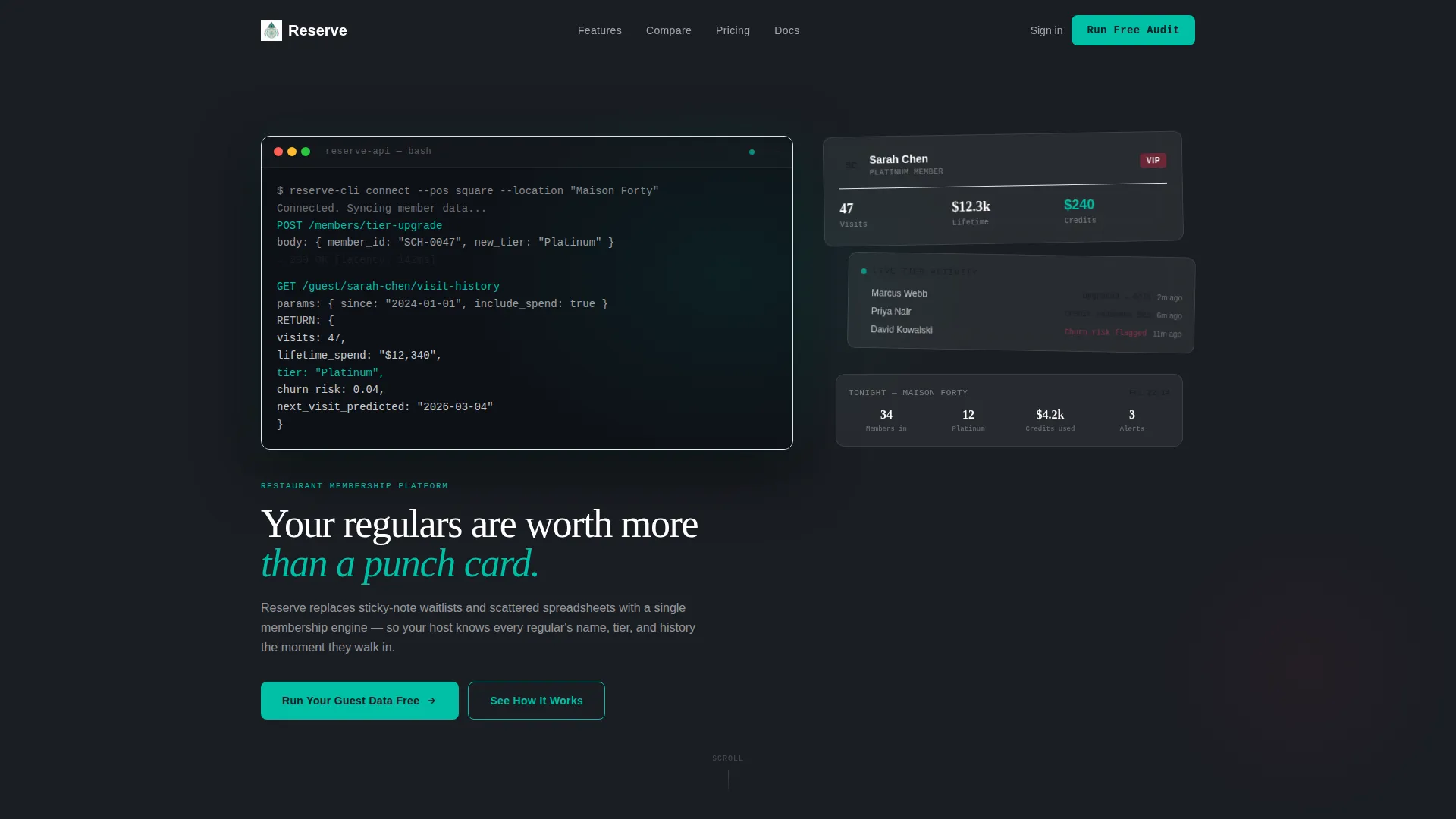 Advanced Restaurant Software Comparison Website Template