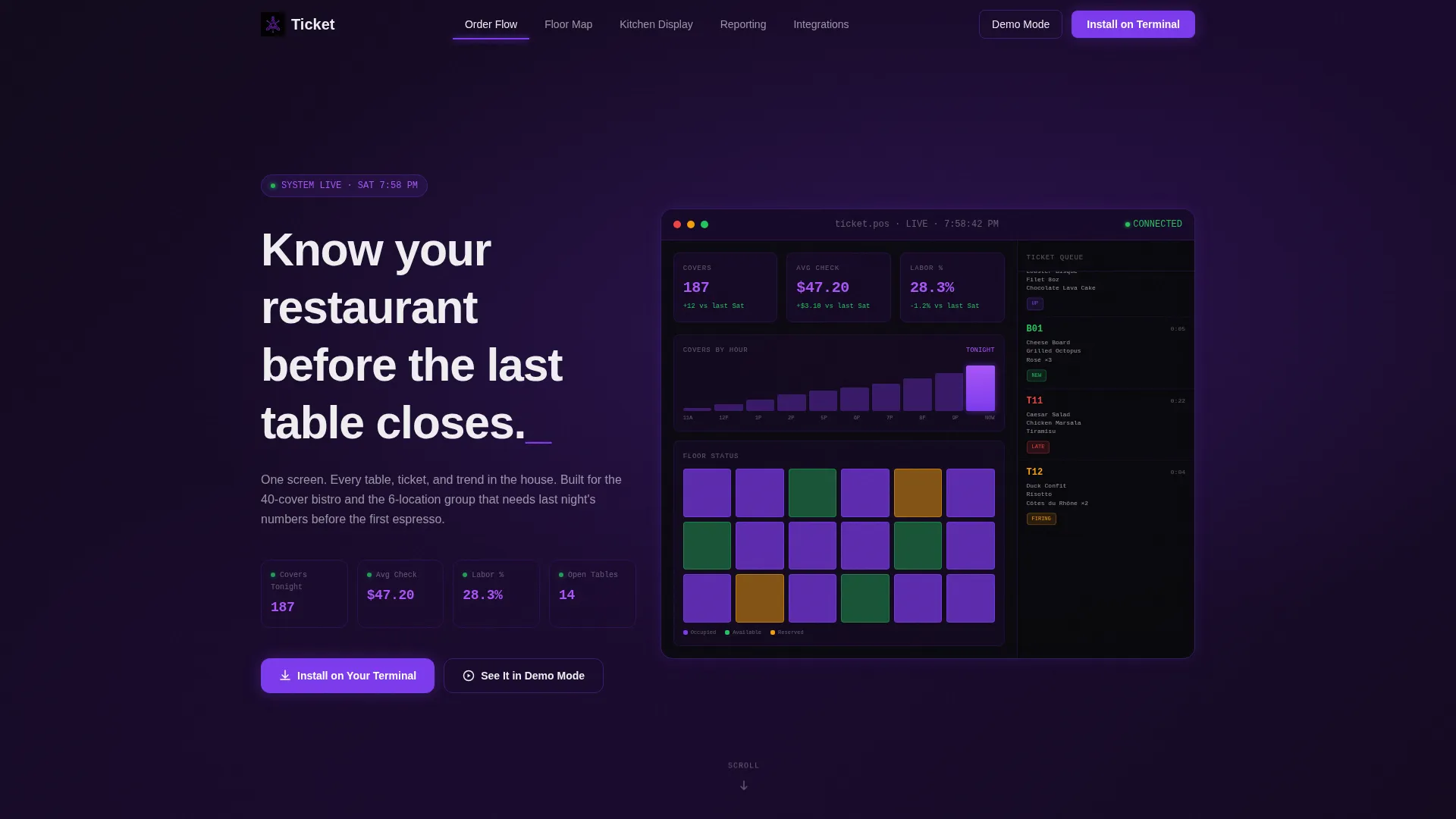 Contemporary Kitchen Landing Page Template