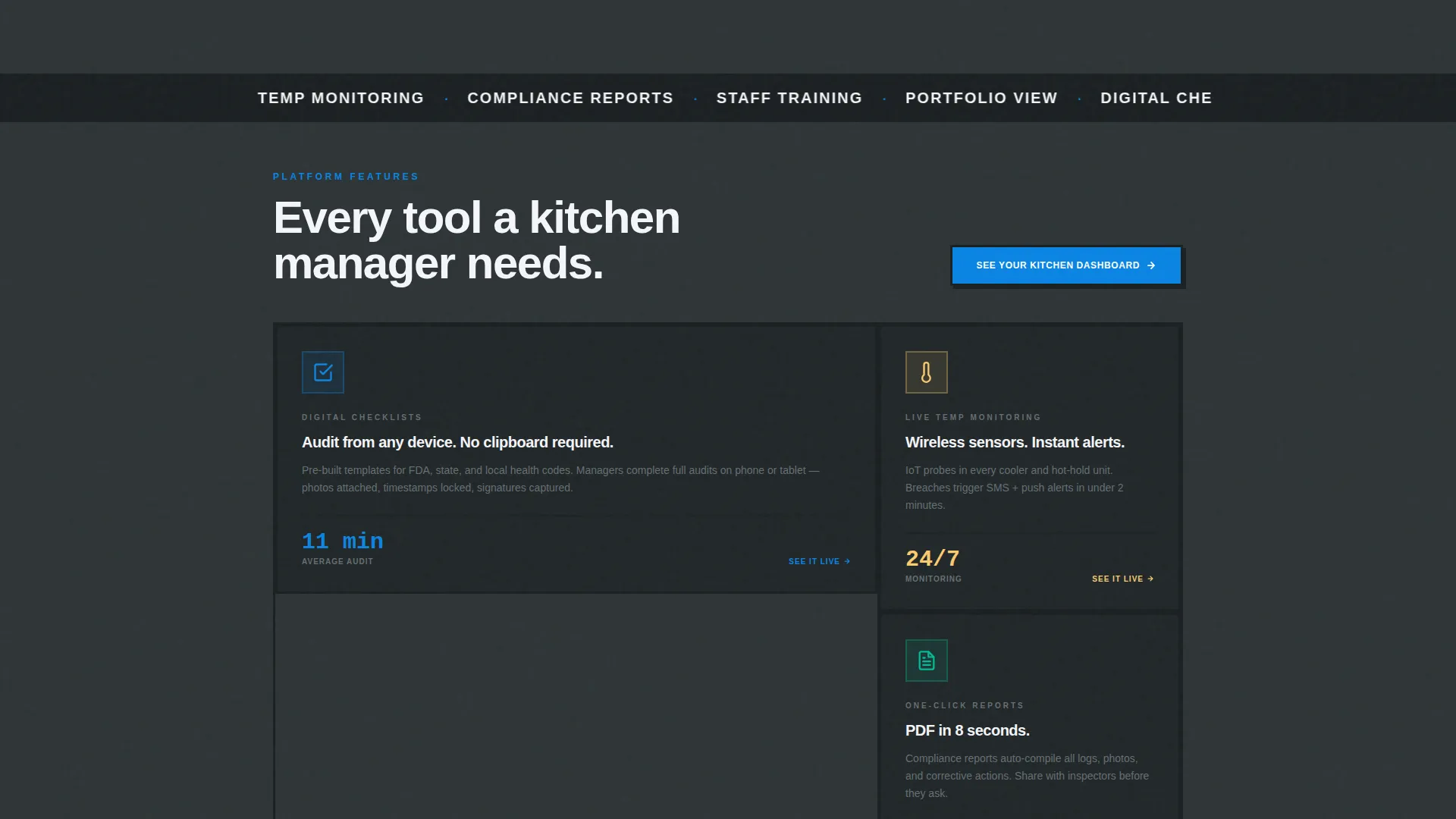 Safety Management Landing Page Template | SafeServ