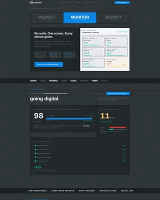 Safety Management Landing Page Template | SafeServ