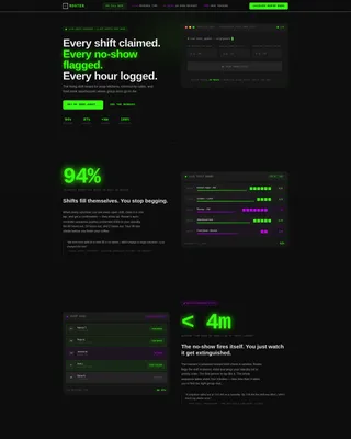 Restaurant Volunteer Management Landing Page Template