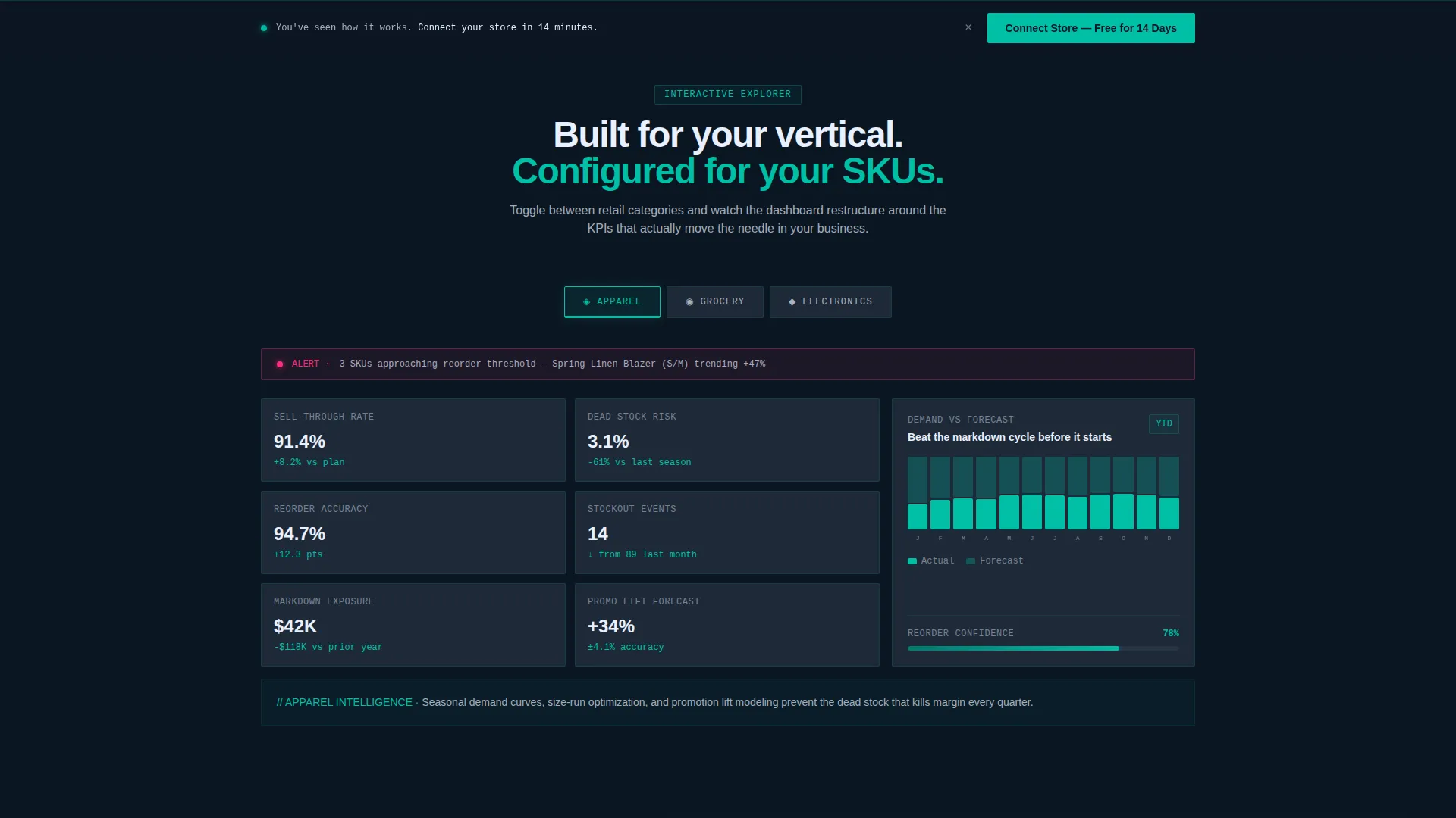 Supply Chain Ops Landing Page Template