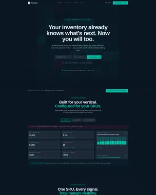 Supply Chain Ops Landing Page Template