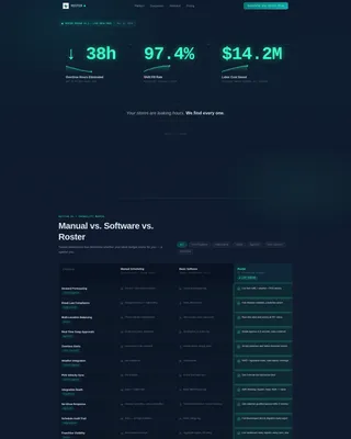 Booking System Landing Page Template