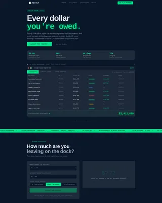 Retail Claims Management Landing Page Template