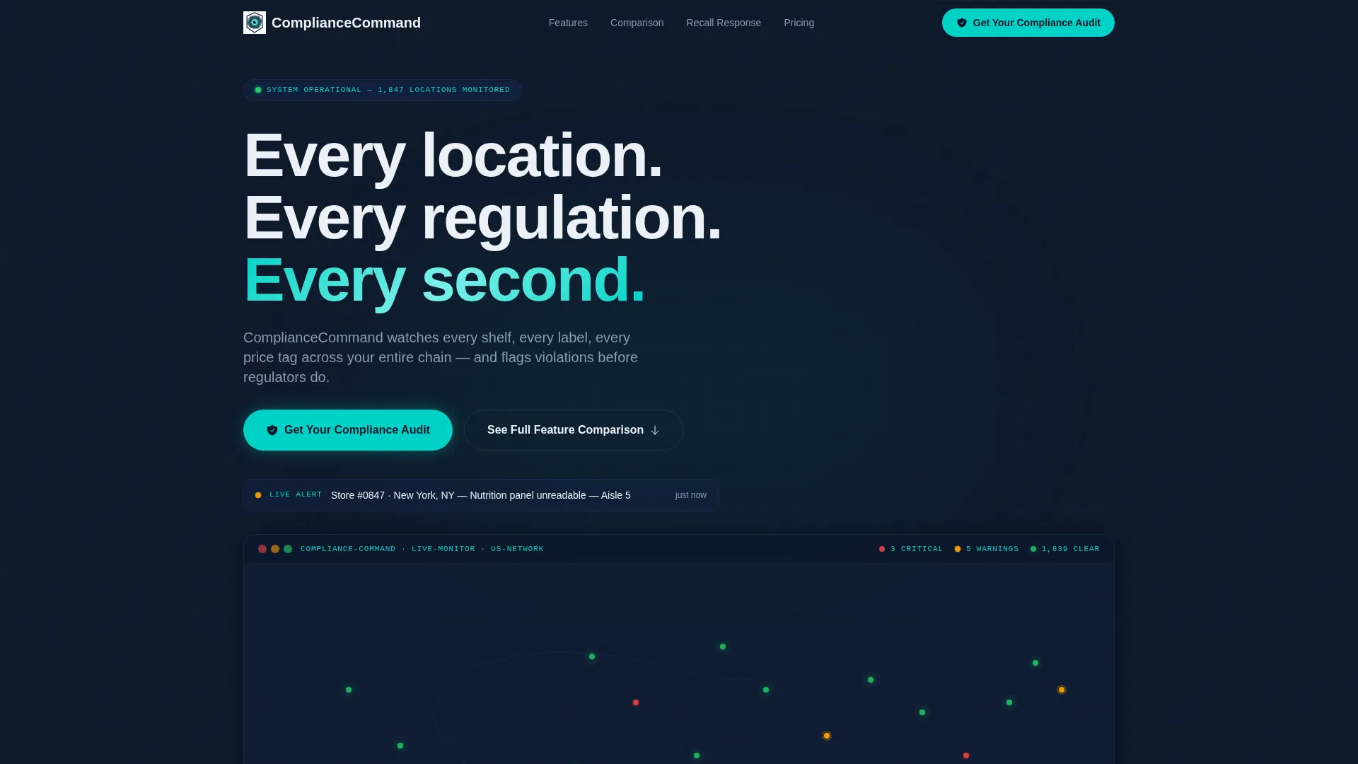 Governance Risk Landing Page Template