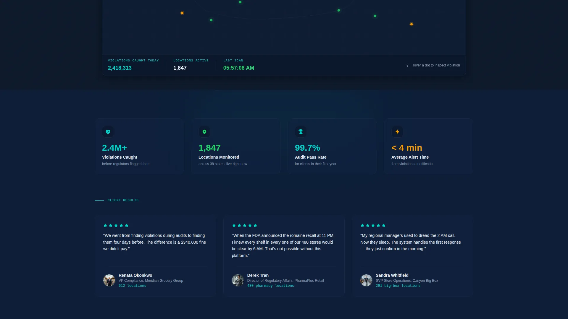 Governance Risk Landing Page Template