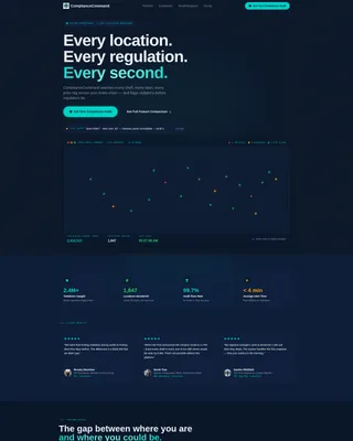 Governance Risk Landing Page Template