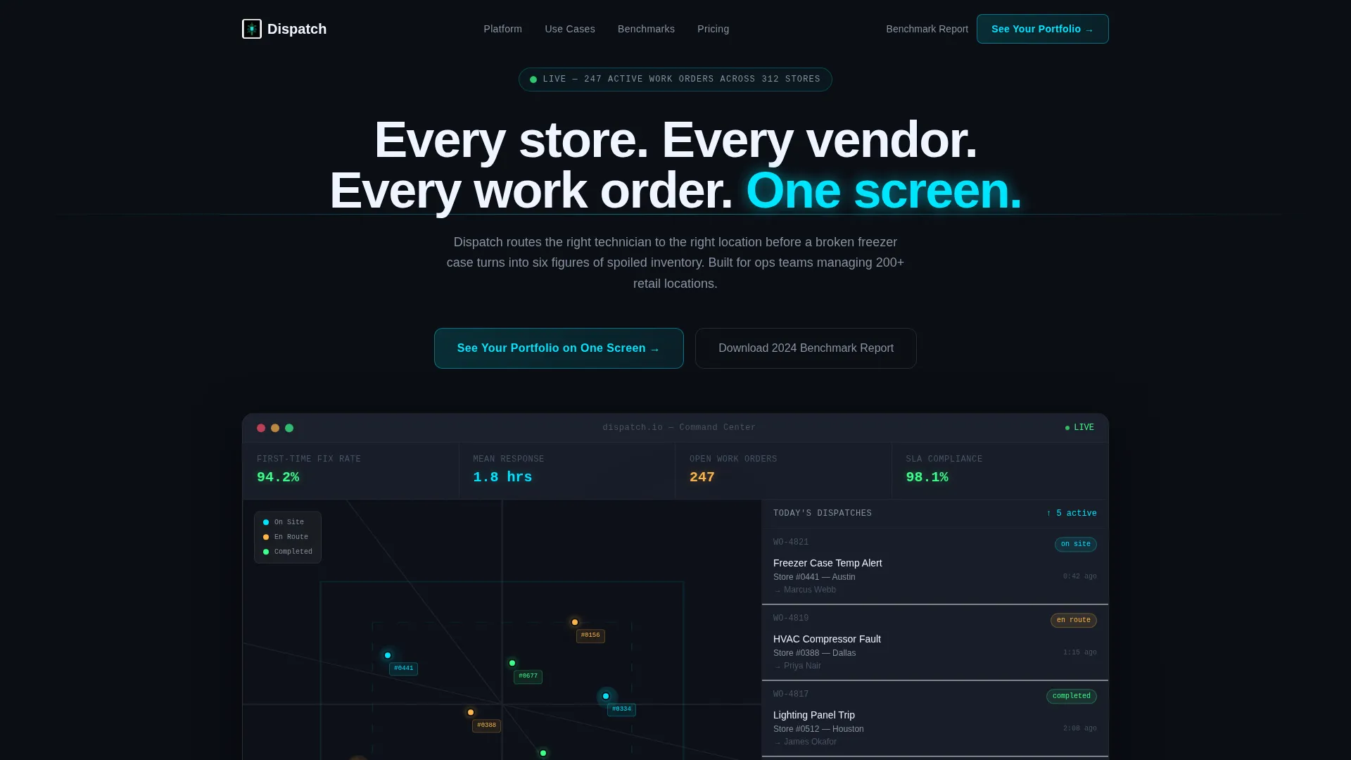 Smart Field Ops Landing Page Template