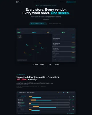 Smart Field Ops Landing Page Template