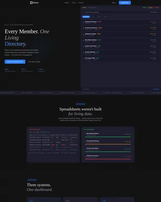 Dynamic Retail Membership Landing Page Template