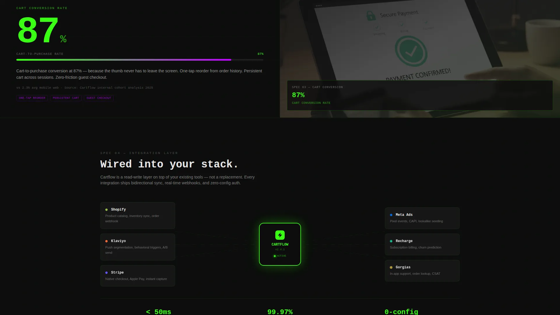 Retail Mobile App Landing Page Template