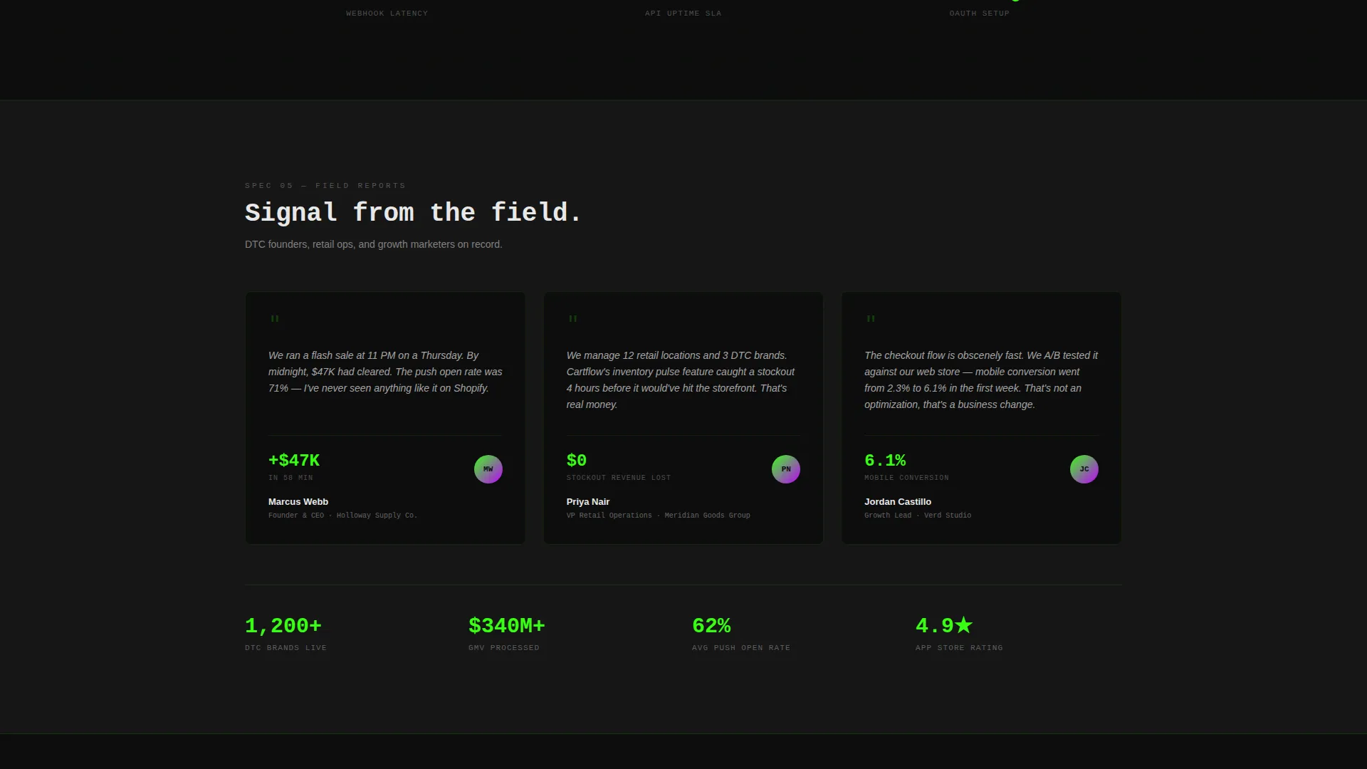 Retail Mobile App Landing Page Template
