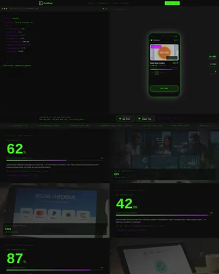 Retail Mobile App Landing Page Template