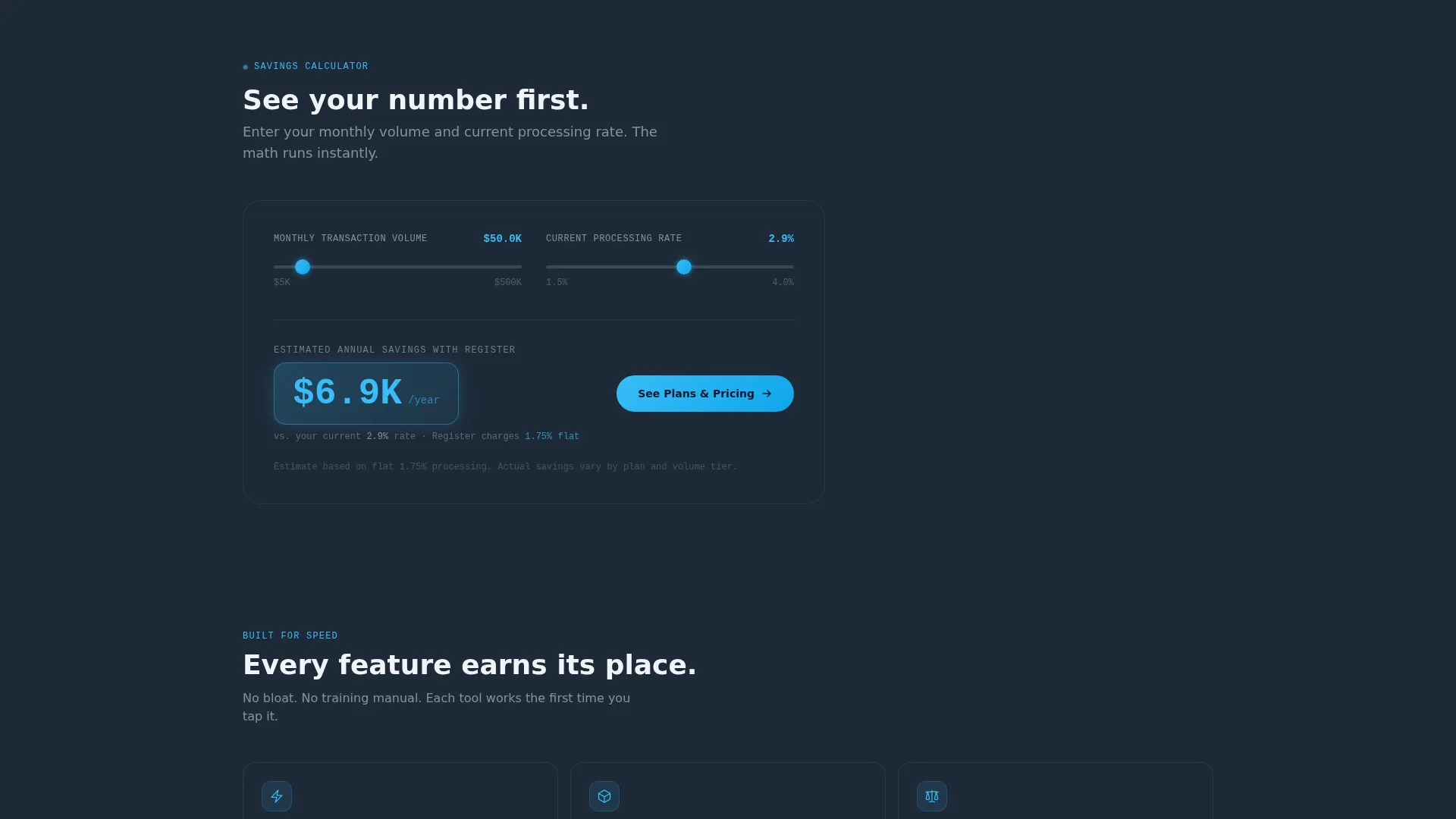 Retail POS System Landing Page Template