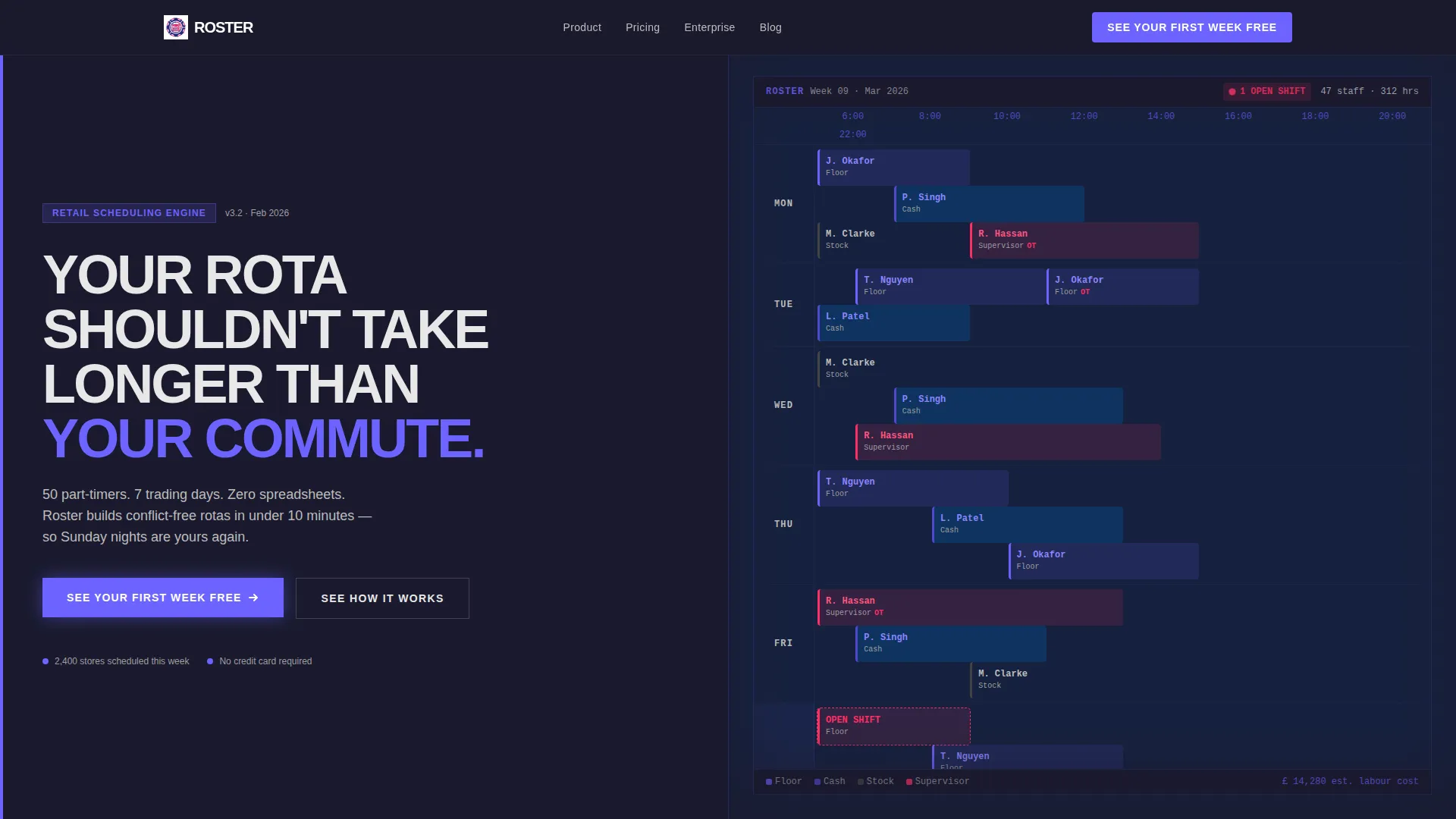 Dynamic Volunteer Mgmt Landing Page Template