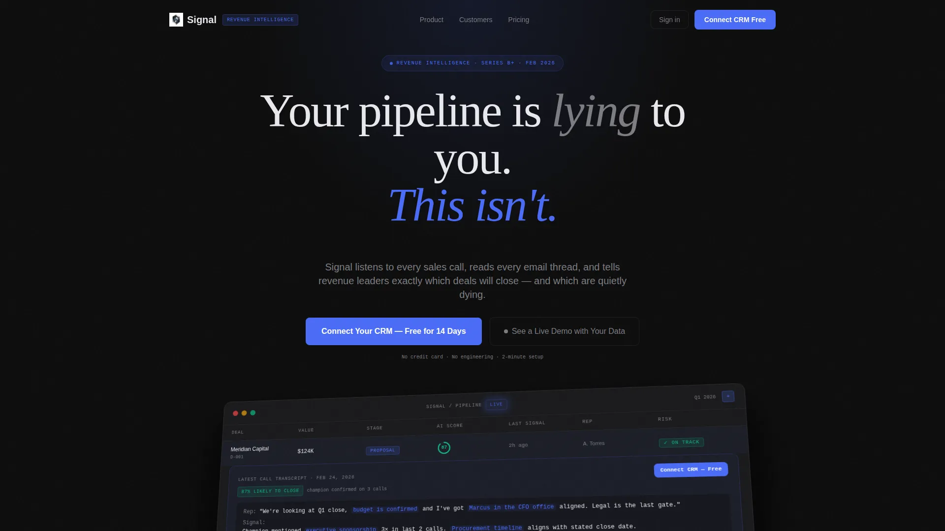 Smart Revenue Landing Page Template