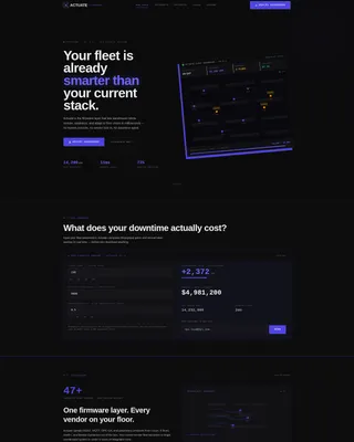 Bold Brutalist Robotech Landing Page Template