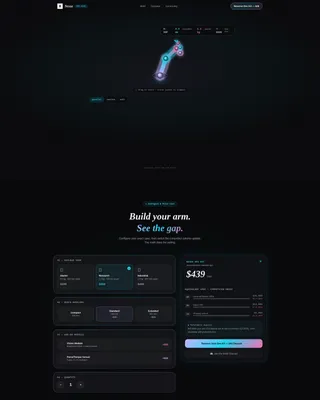 Robotics Landing Page Template for Pre-Seed Startups