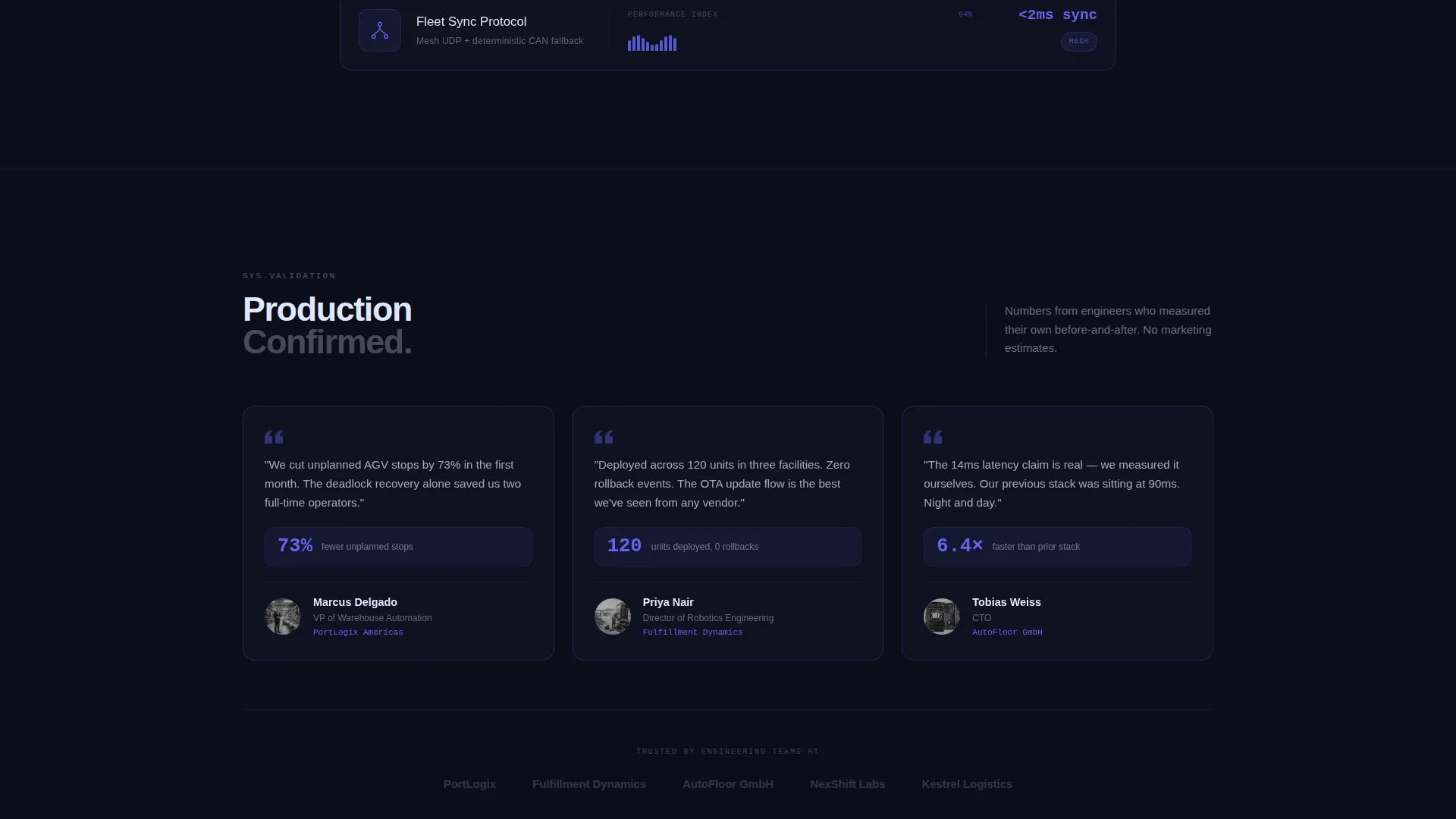Autonomous Navigation Product Hunt Landing Page