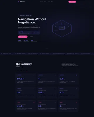 Autonomous Navigation Product Hunt Landing Page