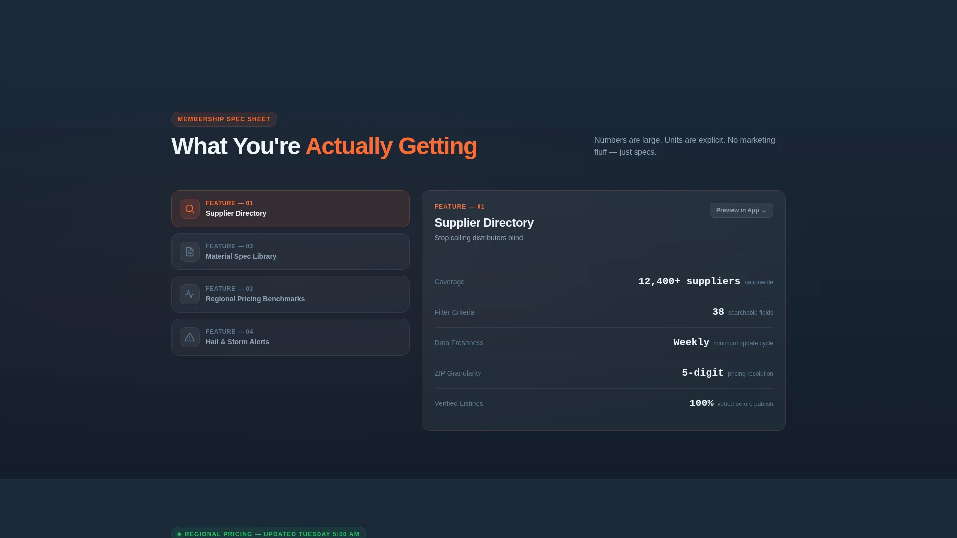 Roofing Membership Landing Page Template