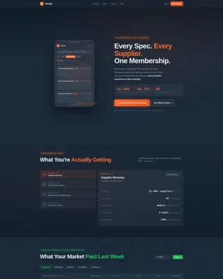 Roofing Membership Landing Page Template