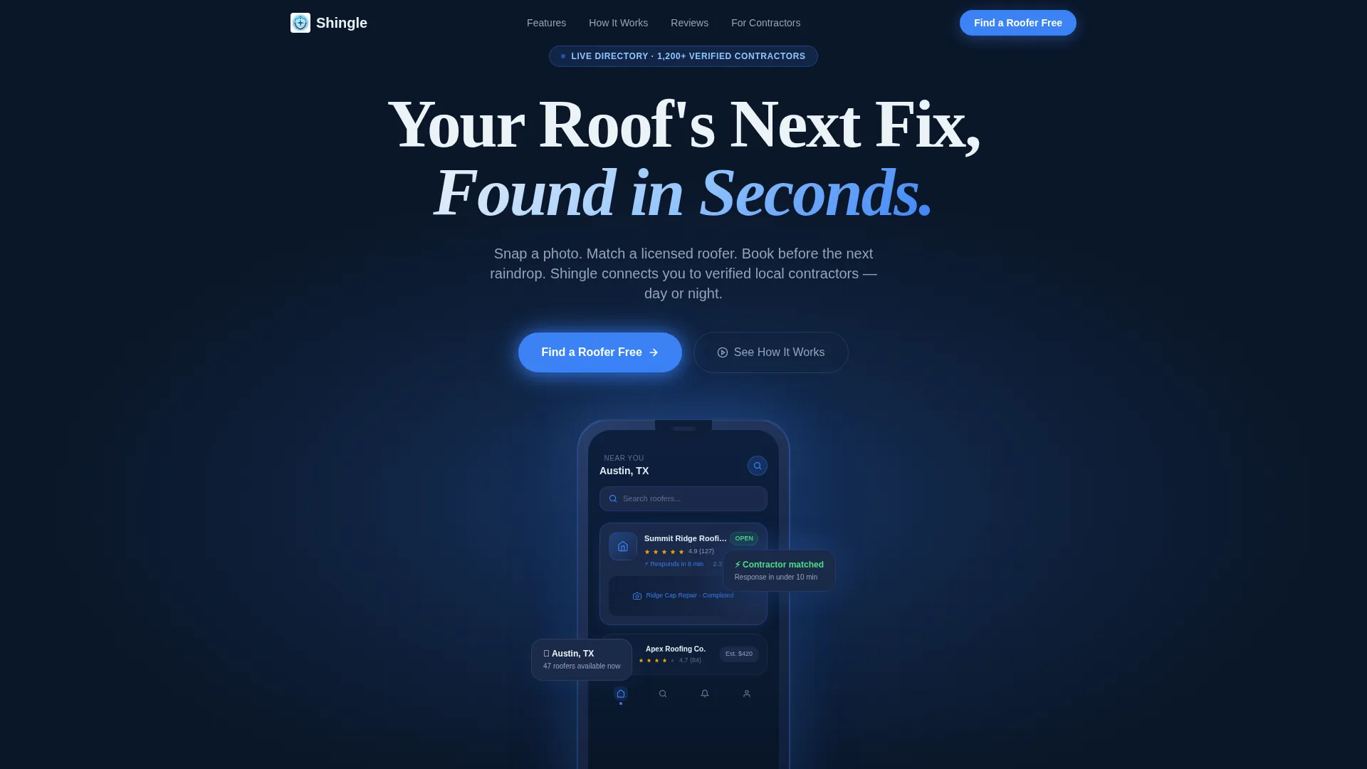 Roof Installation Landing Page Template
