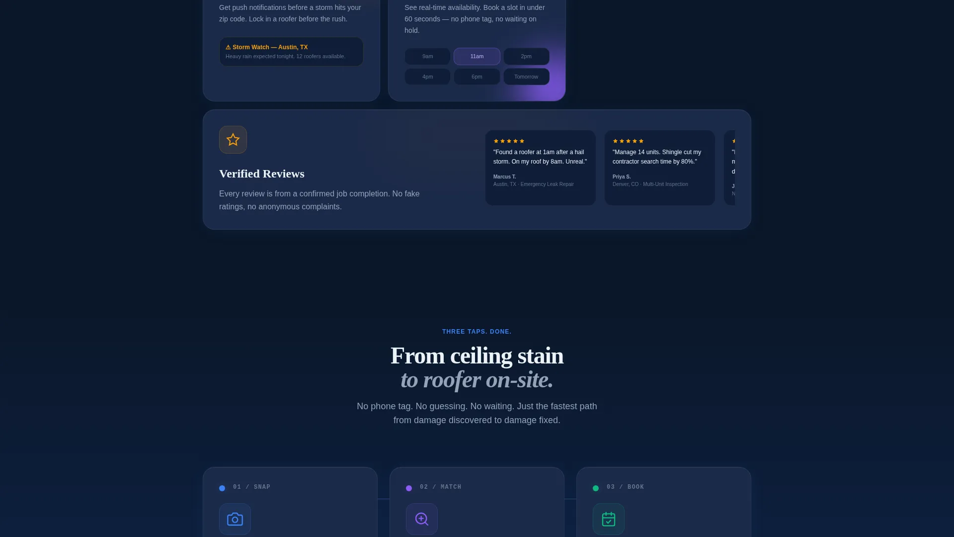 Roof Installation Landing Page Template